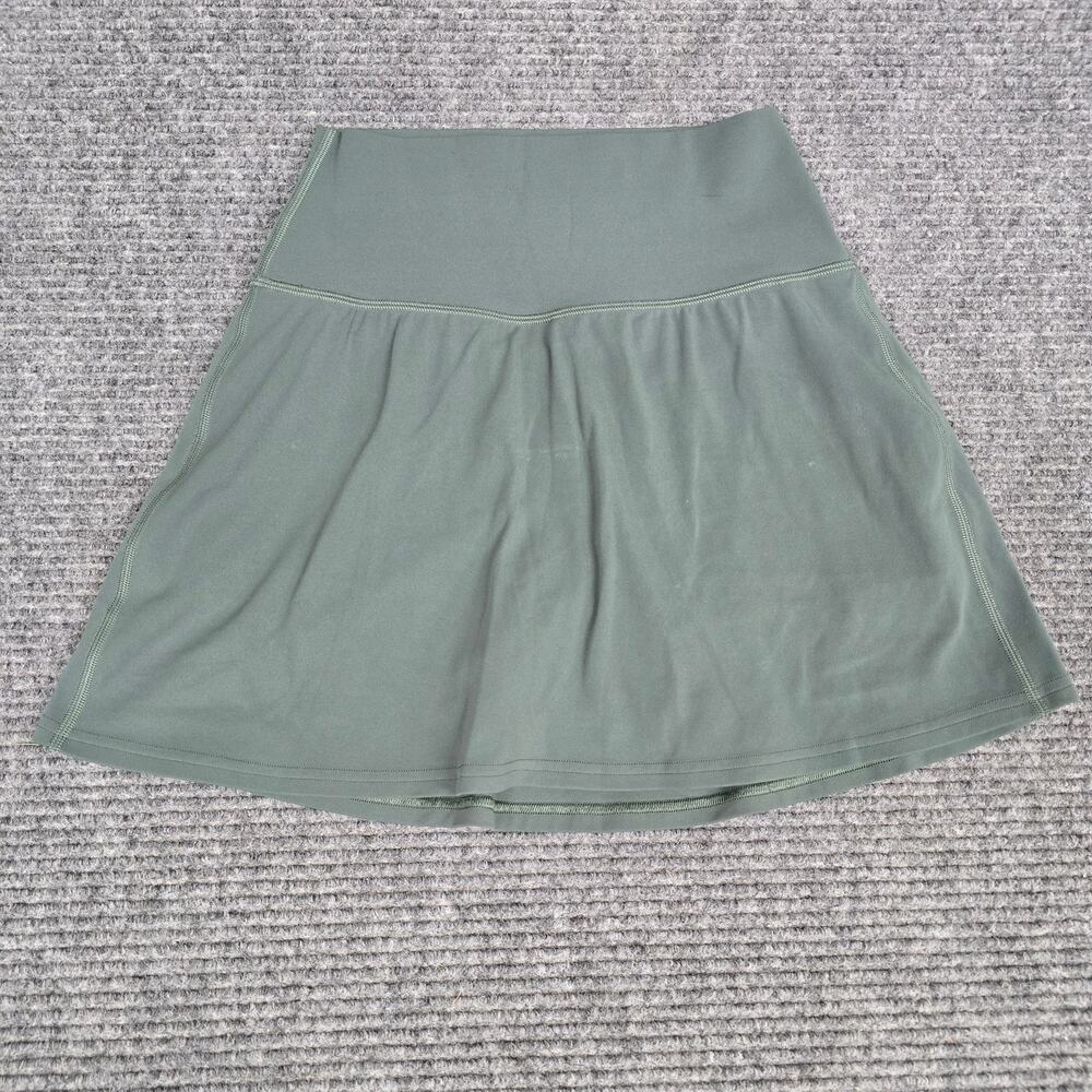 Lululemon Align High-Rise Skirt Size 4 Dark Forest Green Nulu Skort LW8ANIS